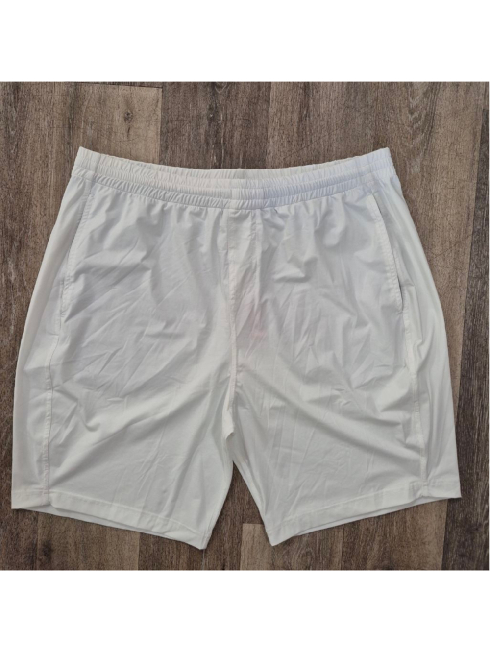Men's REDVANLY White Athletic Shorts XL